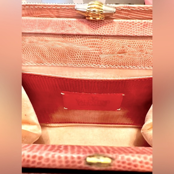 Rare Vintage Pink Lace Valentino Garavani Bag - Picture 8 of 11
